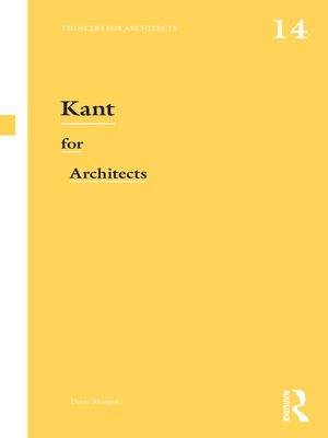 cover image of Kant for Architects